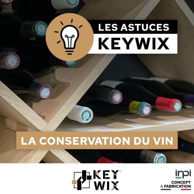 Les astuces de conservation du vin avec Keywix ! 🍇

- Optez pour le stockage couché des bouteilles.
- Maintenez une température stable à 14°C.
- Assurez un taux d'humidité d'au moins 80% pour protéger les bouchons.
- Préservez l'intégrité des saveurs en maintenant votre cave aussi sombre que possible.

Savourez vos vins dans les meilleures conditions grâce à ces conseils ! 🍷

#vin #keywix #caveavin