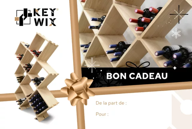 Le cadeau parfait pour les amateurs de vin exigeants et les passionnés de belles choses... 

Offrez un bon cadeau Keywix, une cave à vin de caractère et évolutive ! 🎁

Les étagères murales Keywix en bois massif sont : 
- Modulables
- Durables
- Faciles à installer (sans clou ni vis)

Et cerise sur le gâteau : elles sont Made in France ! ✨

Demandez nous votre bon cadeau : Indiquez-nous le montant de votre choix et laissez le destinataire découvrir l’univers Keywix 👉 https://keywix.fr/

🎄Bonnes fêtes avec Keywix ! 🎄

#bonnesfetes2024 #noel #keywix #caveavin #vin #madeinfrance