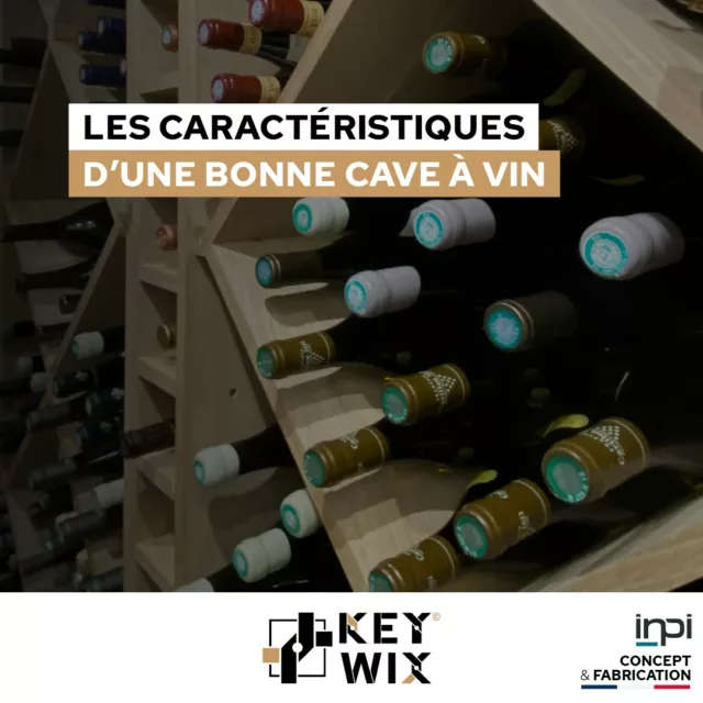 UNE BONNE CAVE À VIN ? 🍷
 
Pour conserver vos bouteilles dans les meilleures conditions, voici 3 caractéristiques essentielles d'une bonne cave à vin :
1️⃣ Un lieu sombre et clos, à l’abri des trépidations et du bruit.
2️⃣ Une protection contre les courants d’air, mais bien ventilée.
3️⃣ Ne pas stocker vos produits d’entretien, peintures ou fruits et légumes à côté de vos bouteilles. Les mauvaises odeurs peuvent altérer la qualité de votre vin.
 
Mettez en valeurs votre collection avec notre solution de rangement KEYWIX pour une cave à vin élégante et pérenne ! 👉 Lien en bio

#madeinfrance #caveavin #vin #keywix