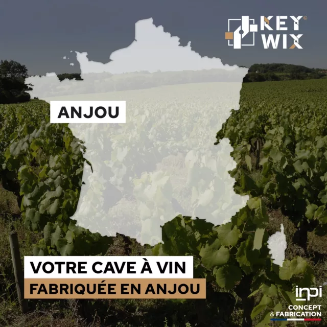 Saviez-vous que KEYWIX est fabriqué en ANJOU ? 🇫🇷

✨ Découvrez notre cave à vin écoresponsable, fabriquée au cœur des Mauges ! 🍷
🌳 En bois massif naturel et local, elle est conçue avec précision et inspirée par l’ébénisterie japonaise. Sans clou, ni vis, ni colle ! 
 
📐 Design ingénieux, hyper résistant et breveté, pour un intérieur à la fois élégant et durable. 🌿🍃

Des kits de cave à vin sont proposés à partir de 319€ pour + de 100 de bouteilles. 
Découvrez la qualité d’une cave à vin en bois massif, à monter soi-même. 
👉​ https://keywix.fr/