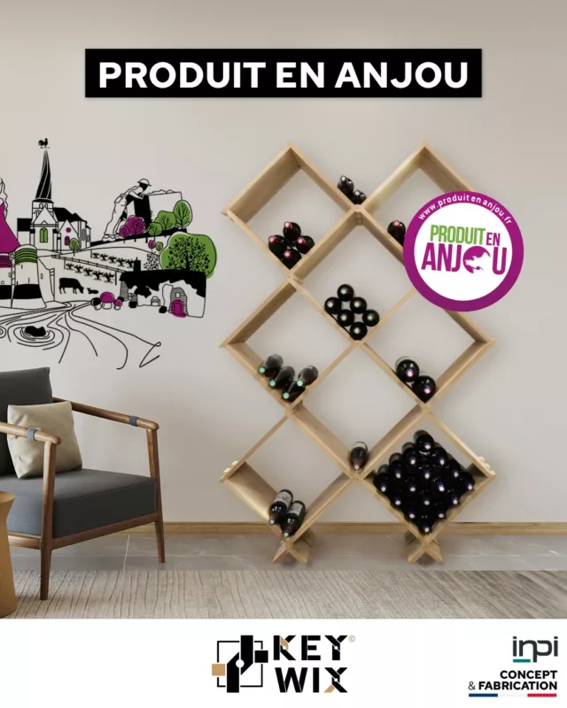 🎯 En 2026, prenez de bonnes résolutions ! 🇫🇷

Cette année, faites le choix de la qualité et de l'authenticité avec KEYWIX.
Des étagères "Produit en Anjou", 100% Made in France. 🌟

Conçus et fabriqués au cœur de l’Anjou, nos kits de rangement allient savoir-faire artisanal et durabilité.
✔️ Sans clou, sans vis, sans colle
✔️ Robustes et élégants

🍷 Parfaits pour sublimer votre cave à vin 

Rejoignez-nous dans cet engagement : consommer mieux, consommer local. 💪

👉 Découvrez notre savoir-faire : lien en bio

#ProduitEnAnjou #MadeInFrance #Keywix