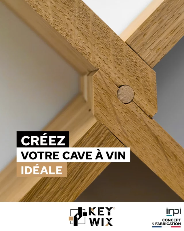 Envie d'une cave à vin élégante, pratique et sur mesure ?

Découvrez nos casiers de rangement modulables KEYWIX :
🟤3 modèles avec extensions et cloisons pour une personnalisation totale.
🛠️Assemblage facile et rapide.
🪵Bois massif de qualité.
🇨🇵 Livraison directe depuis notre usine française.

Transformez votre espace de stockage avec KEYWIX 👉https://keywix.fr/produit/kit-cave-vin-carre/

#keywix #conservation #vin #caveavin