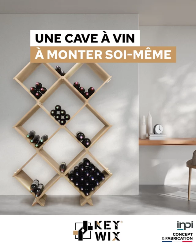 Envie de monter votre propre cave à vin ? 🍷✨

Rien de plus simple avec KEYWIX, assembler votre cave à vin devient un jeu d'enfant. 
Nos étagères s'emboîtent facilement, sans besoin de colle, de clou ou de vis. 

Et pour vous guider, une notice de montage très simple est livrée avec tous les kits et les étagères sur mesure.

Pour plus d'informations 👉 https://keywix.fr/faq/

#keywix #vin #madeinfrance