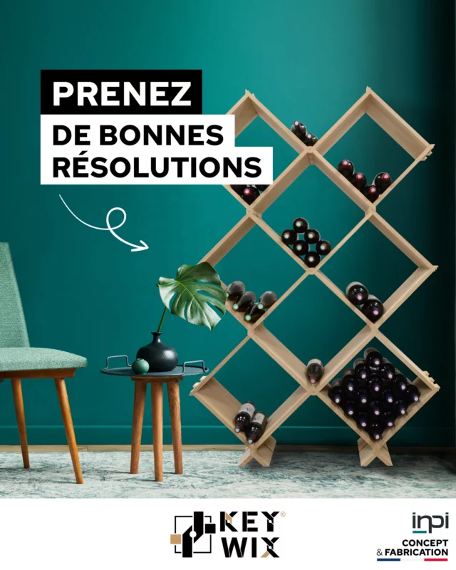 Envie de prendre de bonnes résolutions pour la rentrée ? 😁

Découvrez nos casiers de rangement à vin modulables, simples à monter sans vis ni clou.
Que vous soyez amateur ou professionnel, notre système breveté garantit un assemblage ingénieux et résistant.

En ➕ ajoutez des modules à l'infini pour augmenter votre capacité de stockage au fur et à mesure de vos achats de vin.

N'attendez plus pour aménager votre cave à vin 👉 https://keywix.fr/produit/kit-cave-vin-carre/

#keywix #caveavin #rangements